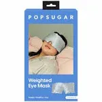 POPSUGAR Weighted Sleep Eye Mask, Light-Blocking and Silk Eye Mask for Adults and Women, Best for Sleeping and Travel, Comfortable Contoured Design