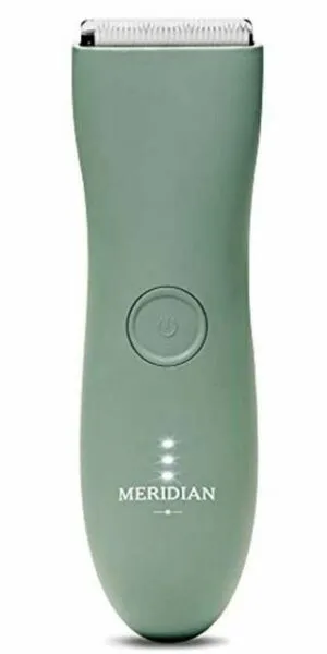 Meridian - The Trimmer - Electric Body &amp; Pubic Hair - Waterproof Sage 