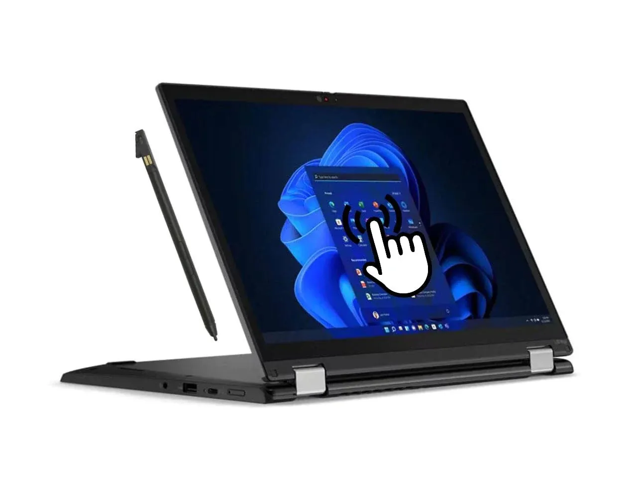 Lenovo ThinkPad L13 Yoga Gen 2 13.3" Touchscreen FHD 2-in-1 Business Laptop, Intel Core i5-1145G7 up to 4.4GHz, 16GB DDR4 RAM, 256GB SSD, Backlit Keyboard, Stylus Pen, WiFi, Windows 10 Pro (Renewed)