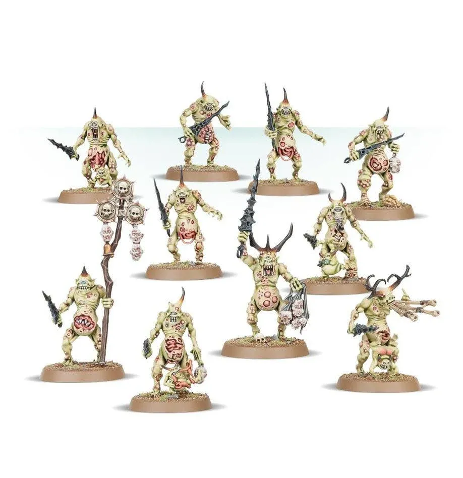 Games Workshop Warhammer 40k Age of Sigmar Plaguebearers Miniatures 97-10