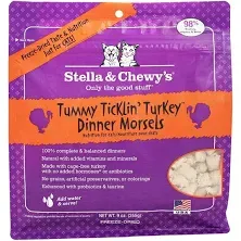 Stella & Chewy's Tummy Ticklin Turkey Freeze Dried Dinner Cat Food