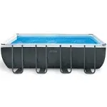 Intex 18ft x 52in Ultra XTR Rectangular Frame Swimming Pool Kit with Canopy