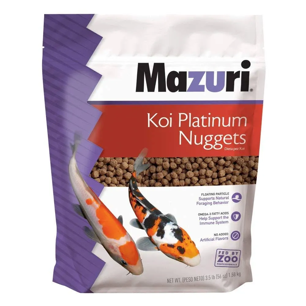 Mazuri Koi Platinum Nuggets Fish Food