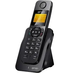  D1005 Cordless Desk Telephone for Home and Office Use, ECO Single Pack Black