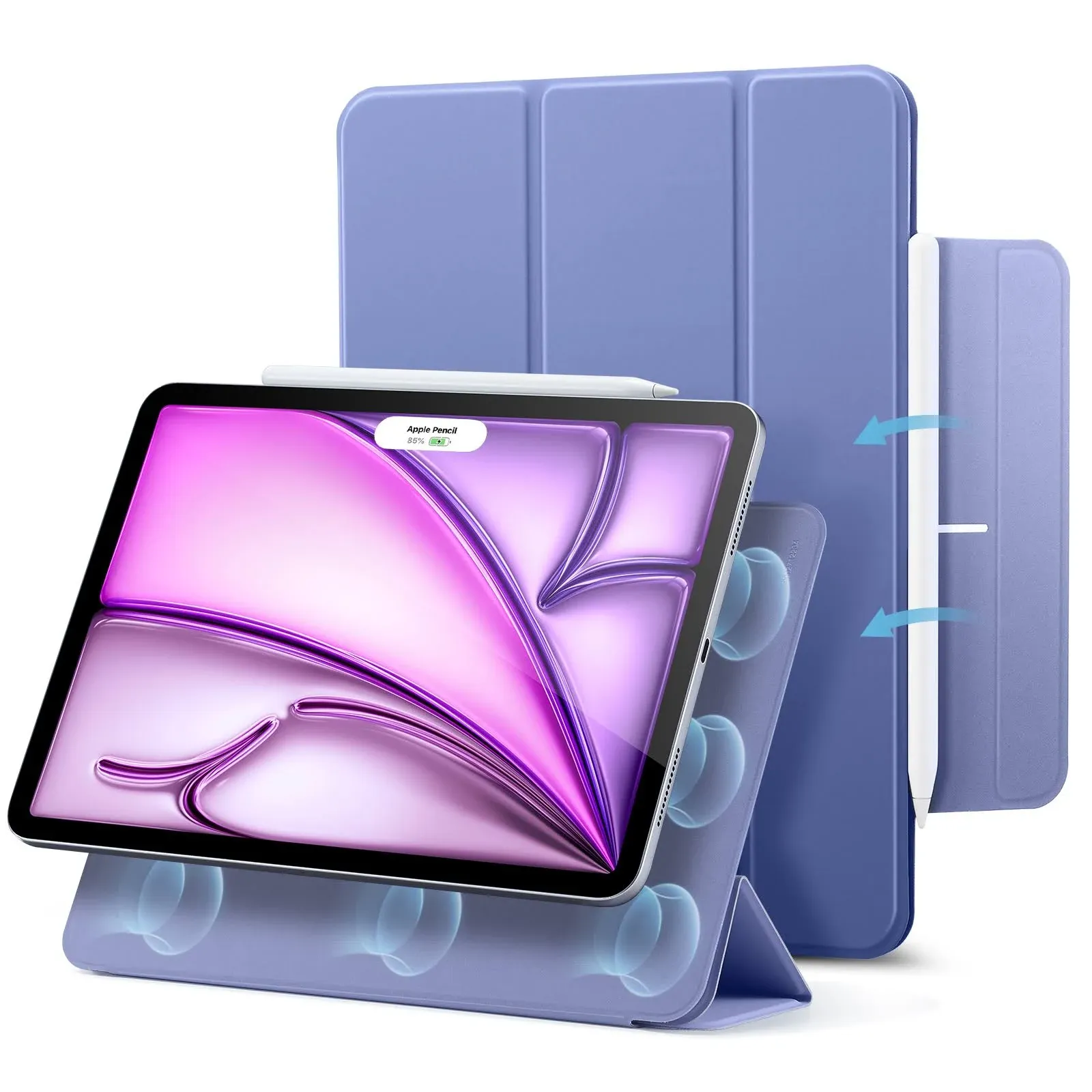 iPad Air 13 (2024) Rebound Magnetic Case Lavender