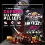 BEAR MOUNTAIN Premium BBQ WOODS Premium All Natural Hardwood Cherry Smoker Pellets, 40 PoundsBEAR MOUNTAIN Premium BBQ WOODS Premium All N…