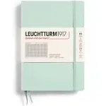 Leuchtturm1917 A5 Medium Hardcover Squared Notebook - Mint Green