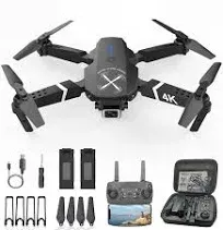 Drone-Clone Xperts Falcon 4K Drone Pro EXTREME 2024 Upgrade With 4K Camera Adults Beginners Kids, Foldable RC Quadcopter, One Key Start, Follow Mode, FPV Video, Includes Carry Case and 3 Batteries