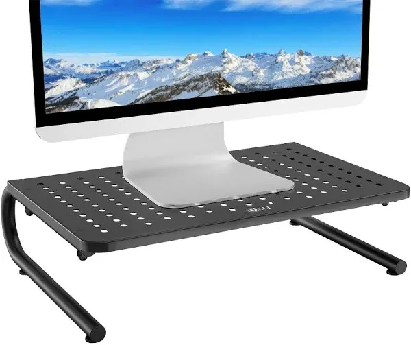 WALI Steel Desktop Stand For Laptop/Monitor Model STT001 4”H 14.5”W 9.5” D