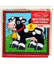 Melissa & Doug Farm Cube Puzzle