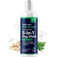 Honest Paws Dog Shampoo and Conditioner 5 in 1 for Allergies and Dry