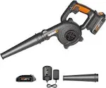 Worx Power Share Cordless Shop Blower, 160 MPH, 3 Speed (Battery and Charger Included)