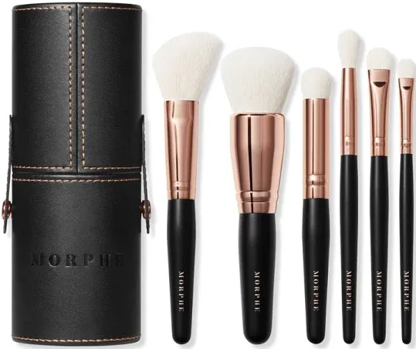 Rosé Away 6-Piece Face & Eye Travel Brush Set