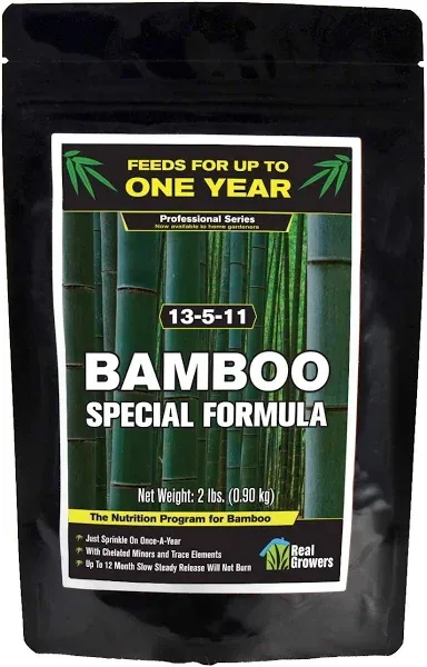 Bamboo Special 12 Month Control Release 13-5-11 High Nitrogen Fertilizer - 2 Pound Package