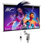 Elite Screens Spectrum2 Motorized Projection Screen with 12" Drop (44.6 x 79.4")