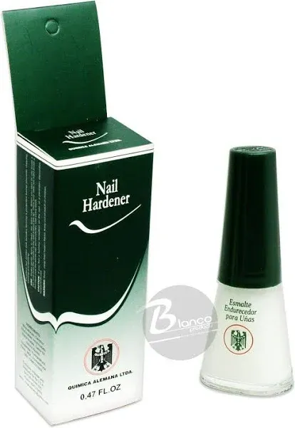 3 Bottles Quimica Alemana Nail Hardener Strengthener Polish Treatment 0.47 oz