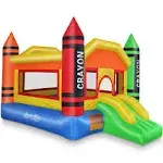 Cloud 9 Mini Crayon Bounce House with Blower