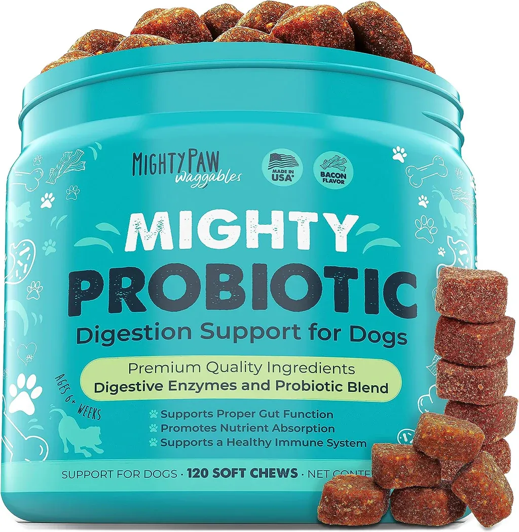 Mighty Paw Waggables Probiotic Chews for Dogs