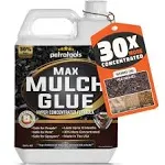 Mulch Glue Concentrate (32Oz) - Garden &amp; Landscape Binder - Covers 150-300 Sq Ft