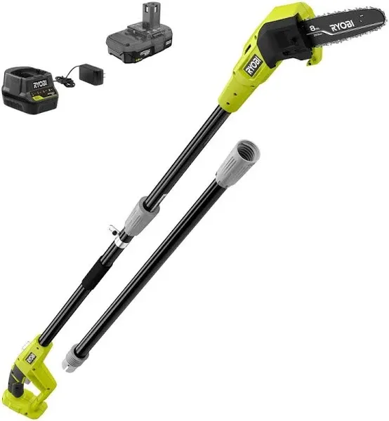 RYOBI 18V 8 in. Cordless Oil-Free Pole Saw (Tool Only)