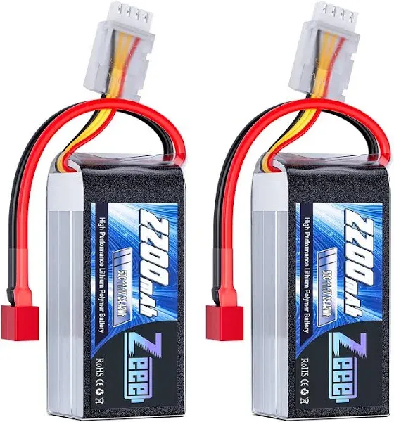 Zeee 2200mAh 11.1V 50C Shorty Pack Lipo Battery