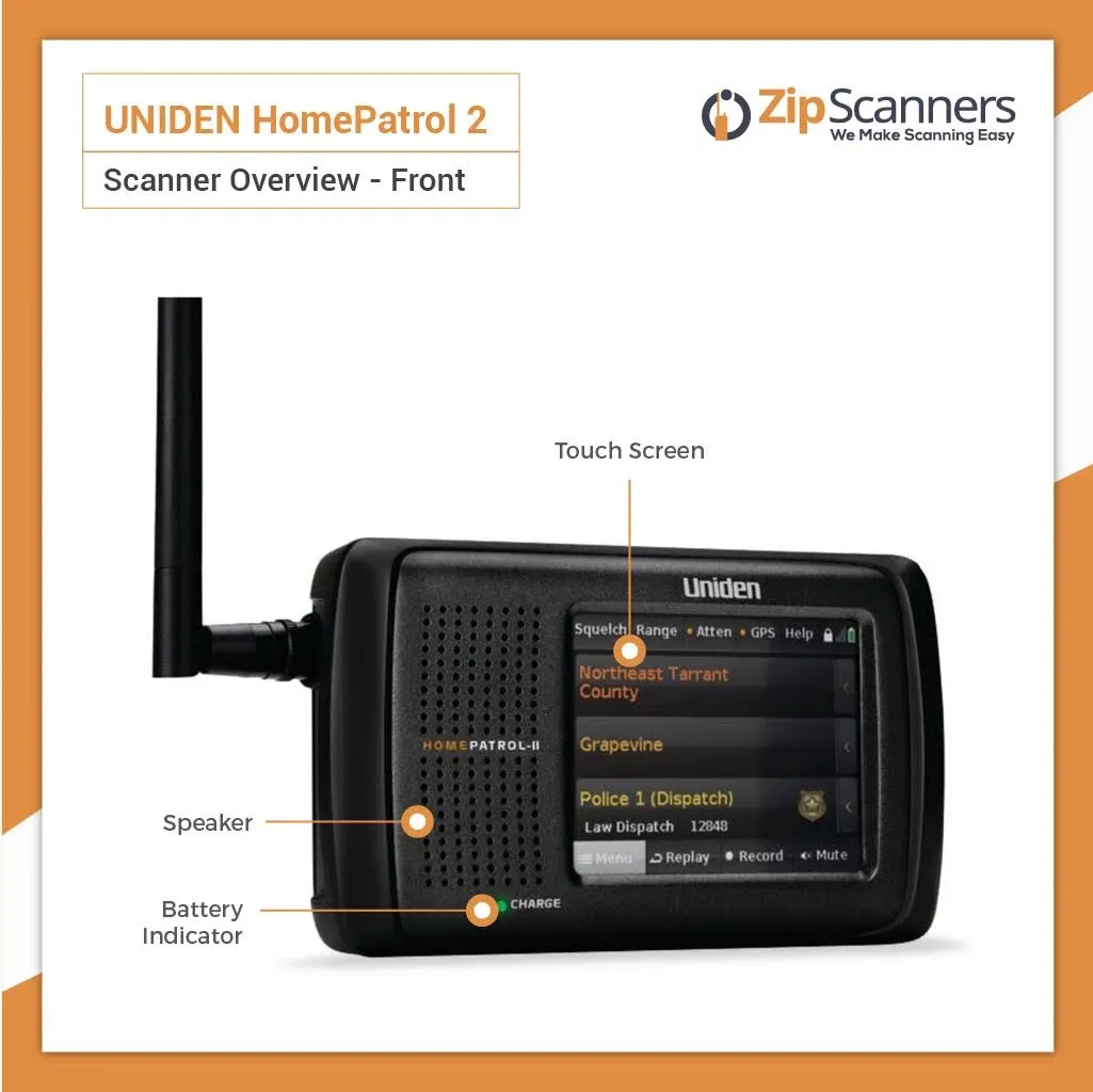 Uniden HomePatrol-2 Scanner