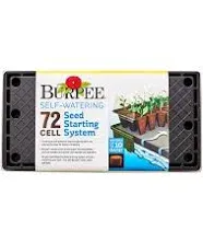 Burpee Self-Watering Seed Starter Tray, 72 Cells