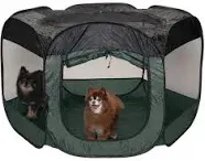 Furhaven Indoor-Outdoor Pop up Exercise Playpen Pet Tent Playground for Small, M