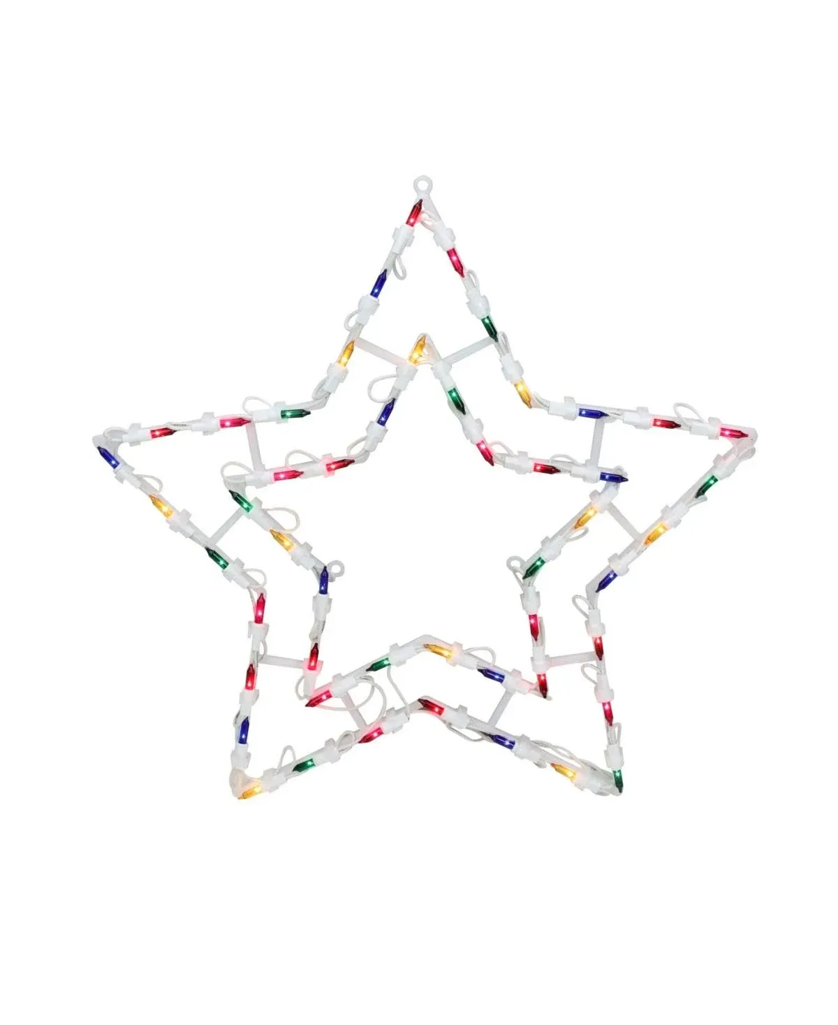 Northlight Lighted Star Christmas Window Silhouette Decoration