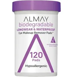 Almay Biodegradable Longwear Waterproof Eye Makeup Remover Pads