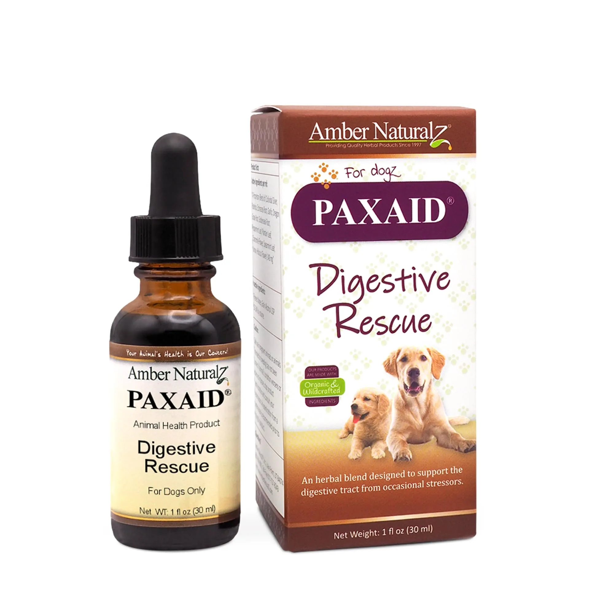 - PAXAID - Digestive Rescue - for Dogz - 1 Ounce