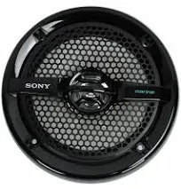 Sony XS-MP1611B 6.5 inch Dual Cone Marine Speakers (Black)