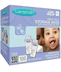 Lansinoh 50-Count Breastmilk Storage Bags