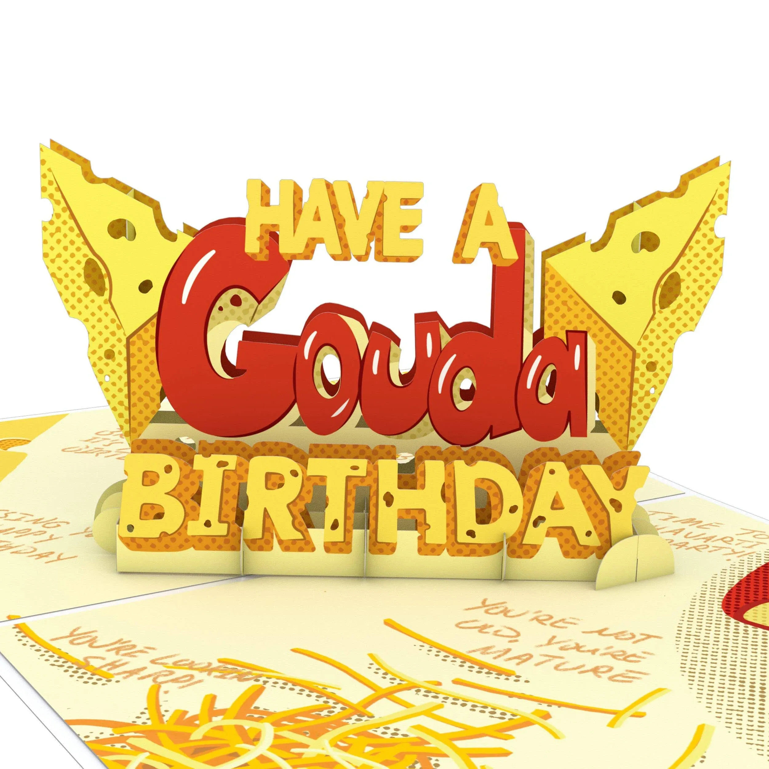 Lovepop Gouda Birthday Pop Up 3D Greeting Card, 5 inch x 7 inch, Envelope ...