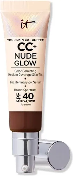 IT Cosmetics CC+ Nude Glow Lightweight Foundation + Glow Serum SPF 40