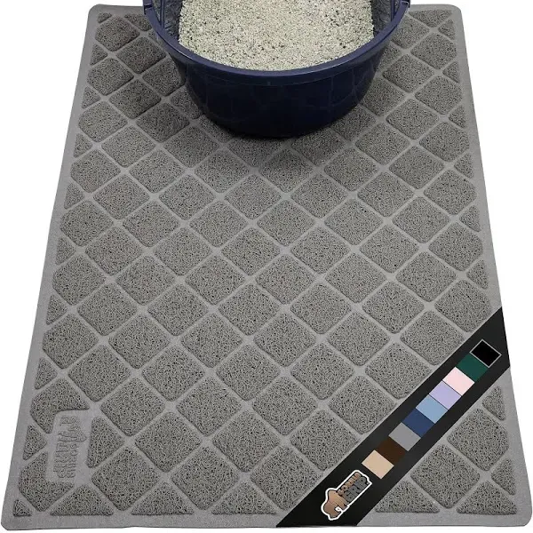 Gorilla Grip The Original Water Resistant Cat Litter Box Trapping Mat