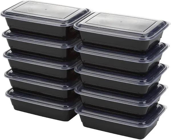 GoodCook Containers + Lids, Meal Prep, 10 Pack