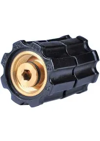 YAMATIC Pressure Washer Adapter Stabilizer for Hose, Pump, and Gun, M22-14mm Female x M22-14mm Female,4000 PSI/280 Bar