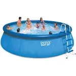 Intex 18' x 48 inch Easy Set Above Ground Swimming Pool with Filter Pump, Blue