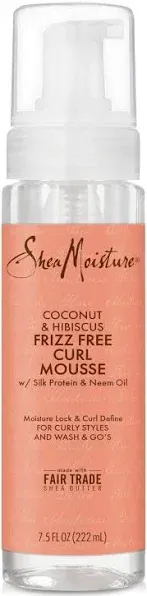 Shea Moisture Coconut & Hibiscus Frizz-Free Curl Mousse