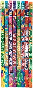 Raymond Geddes Birthday Number 2 Pencils For Kids (Pack of 144)