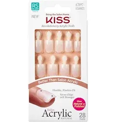 KISS SALON ACRYLIC NATURAL Real Short 67897