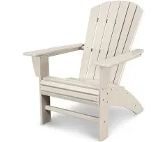 POLYWOOD AD600TE Vineyard Teak Curveback Adirondack Chair