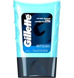 Gillette After Shave Gel For Sensitive Skin 2.5 oz By Gillette