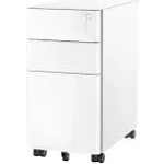 Mount-It! Slim Rolling File Cabinet