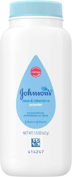 Johnson's Cornstarch Baby Powder Aloe Vitamin E