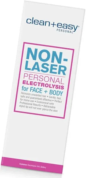 Clean + Easy Non-Laser Personal Electrolysis Device NWT