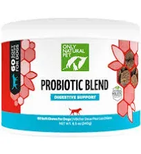 Only Natural Pet Probiotic Blend Digestive Support Soft Dog Chews, NONE (8.5 oz, 60 ct)