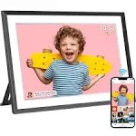 akimart 32GB FRAMEO 10.1 Inch Smart WiFi Digital Photo Frame 1280x800 IPS LCD Touch Screen, Auto-Rotate Portrait and Landscape