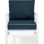 CROSLEY | Kaplan Arm Chair - Navy | Realry